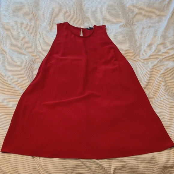 EUC American Apparel red sleeveless mini dress - Picture 5 of 7